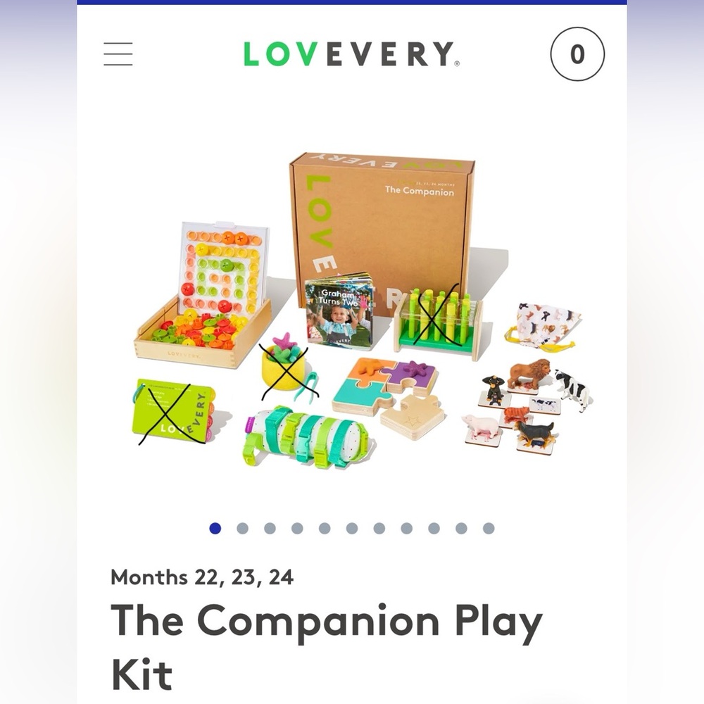 Lovevery The Companion Play Kit - Multicolor Learning Toys
